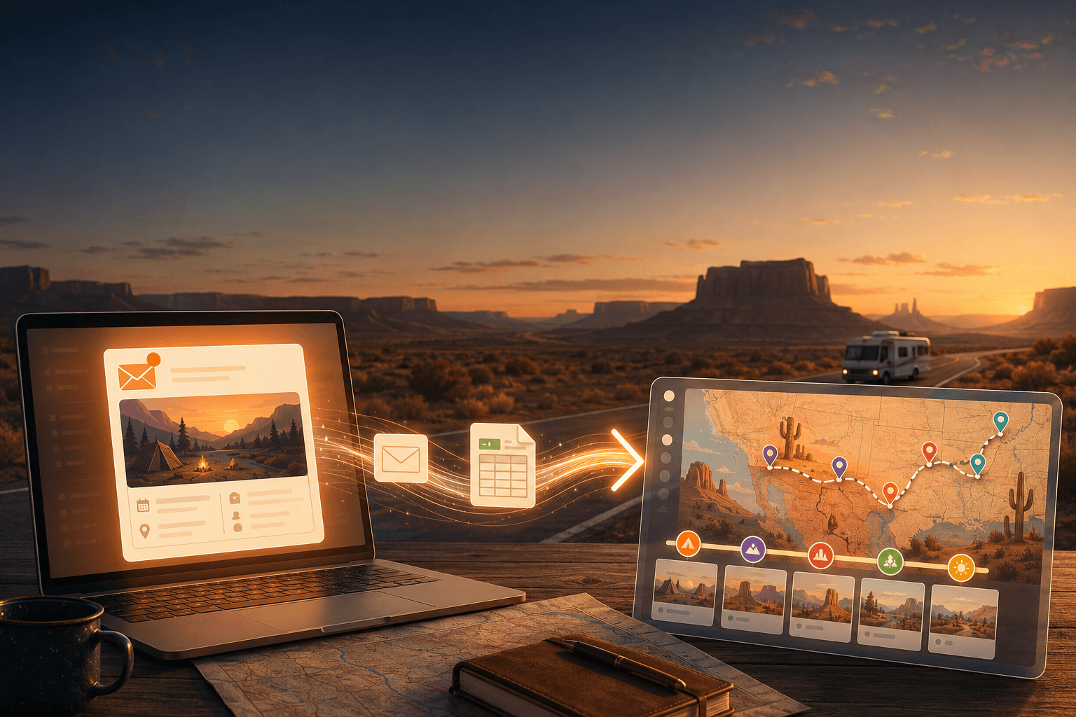 Import your trips into RVGather.com